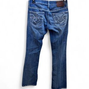 Big star ultra low rise bootcut denim Blue Jeans size 26r vintage